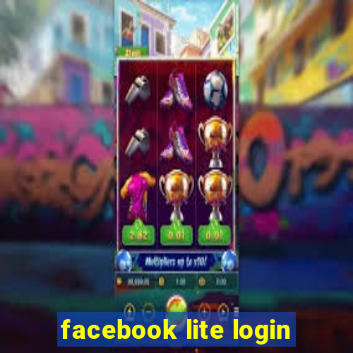 facebook lite login